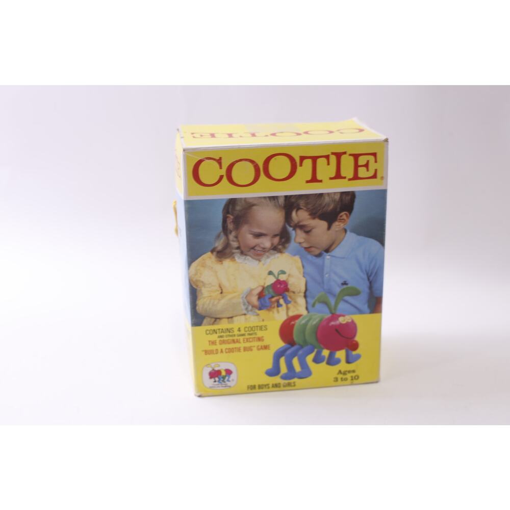 Cootie, Bug Building, Board Game, 1972, Schaper, Children. Fun, ~ 251013-WH 1366